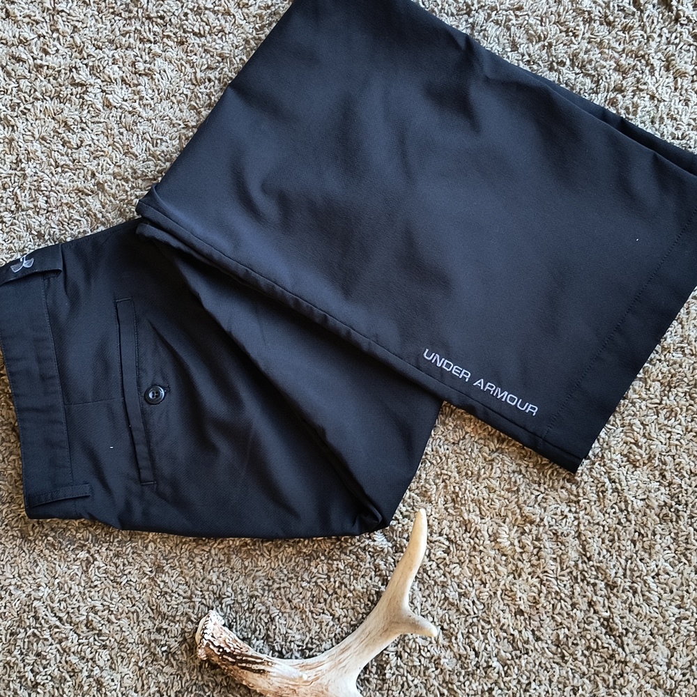 Under Armour 34x30 Men's Black Golf Dress Pants